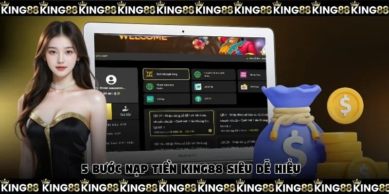 Hướng dẫn 5 bước nạp tiền King88 siêu dễ hiểu