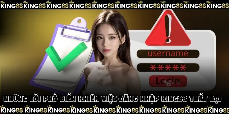 Những lỗi phổ biến khiến việc đăng nhập King88 thất bại